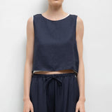 Leset - Daniel Crop Sleeveless Crew