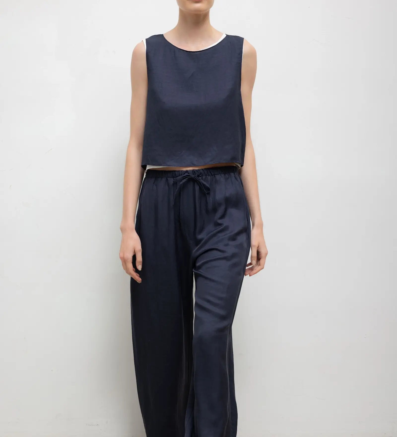 Leset - Daniel Crop Sleeveless Crew