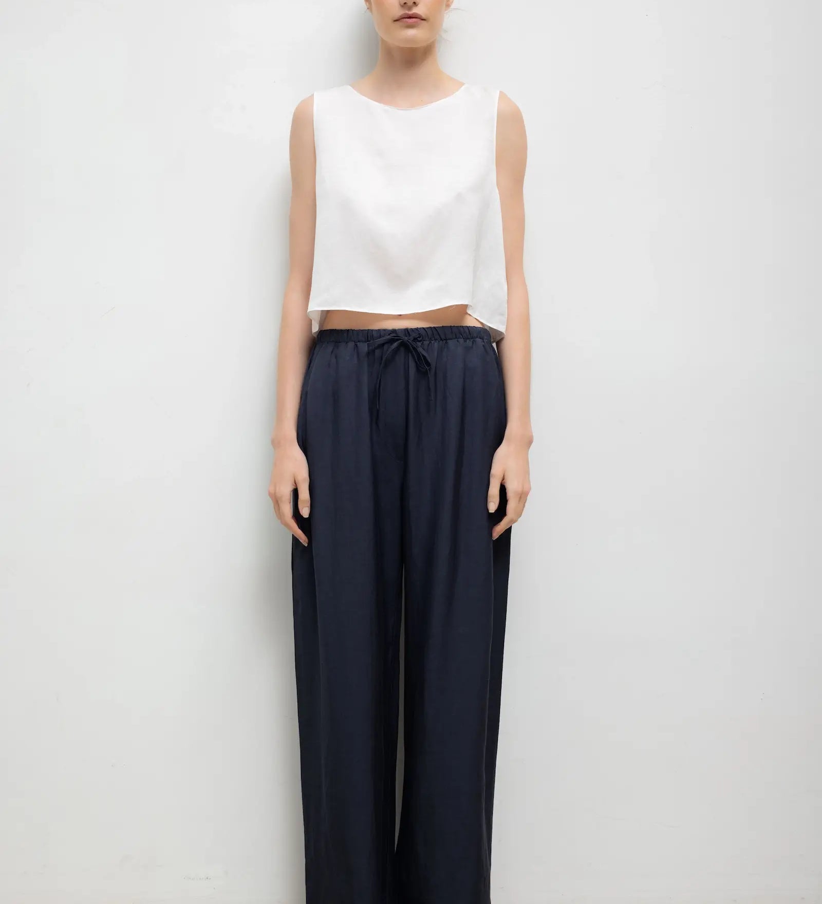 Leset - Daniel Crop Sleeveless Crew