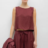 Leset - Daniel Crop Sleeveless Crew