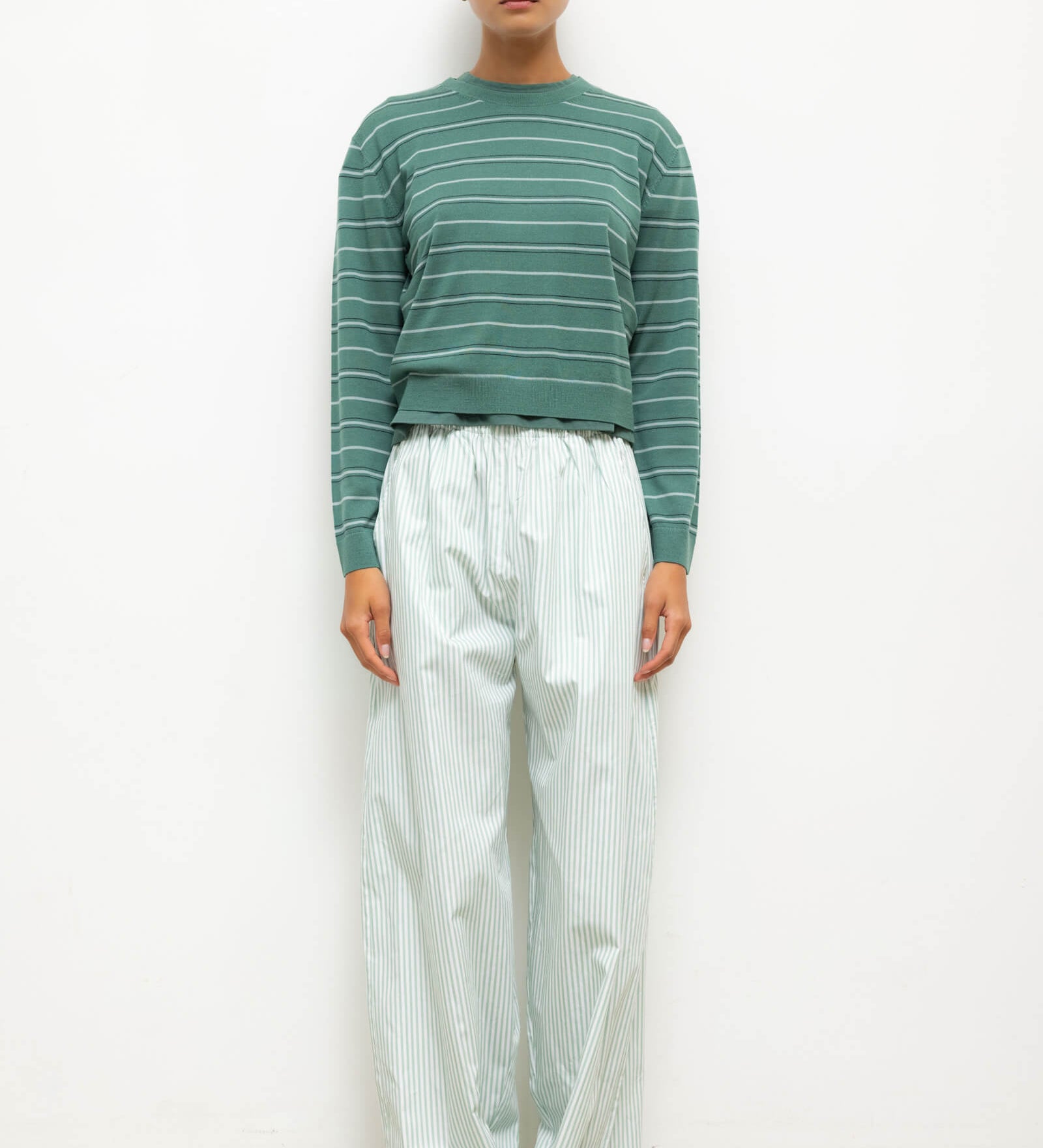 Leset - James Stripe Classic Crew