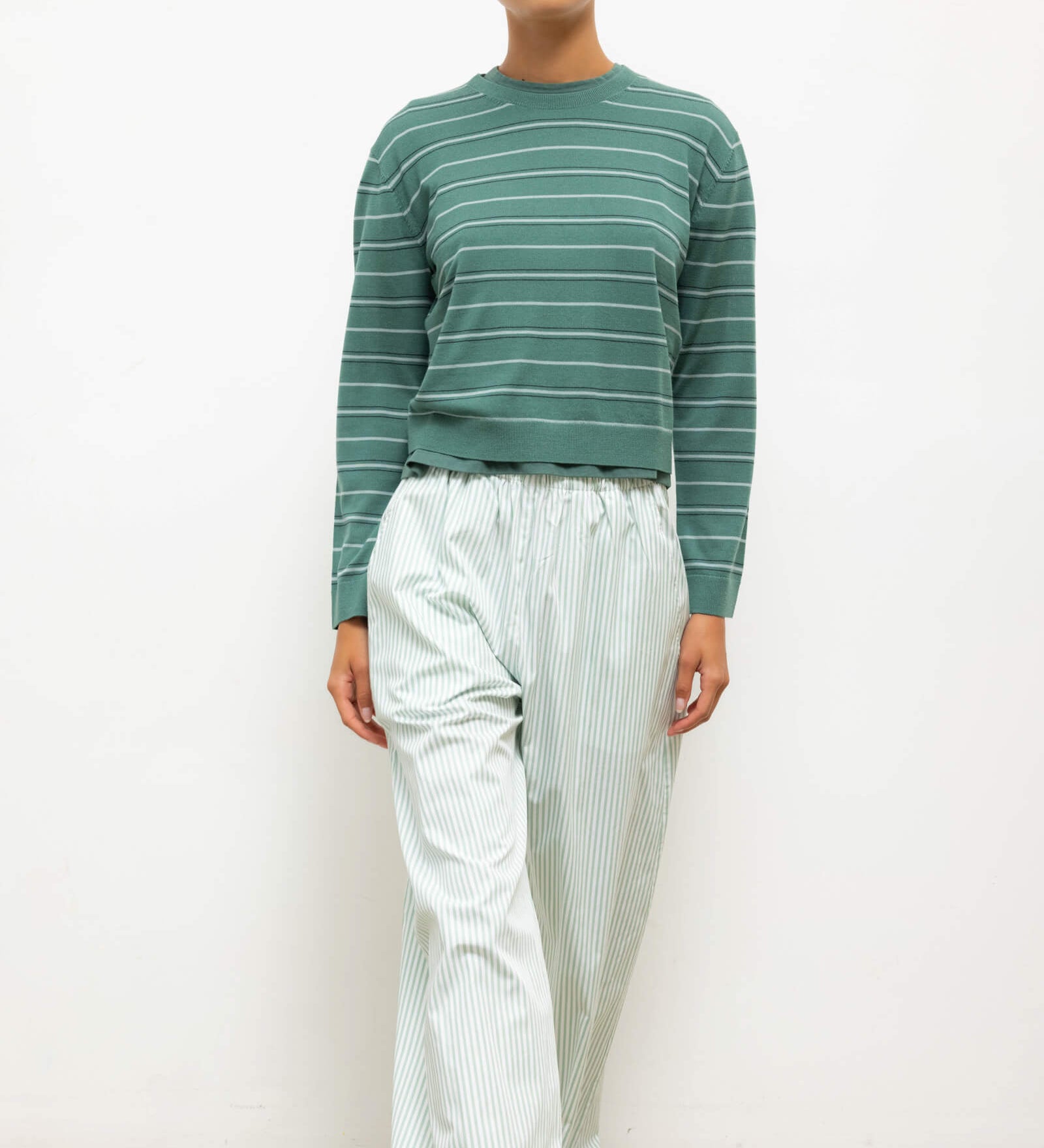 Leset - James Stripe Classic Crew