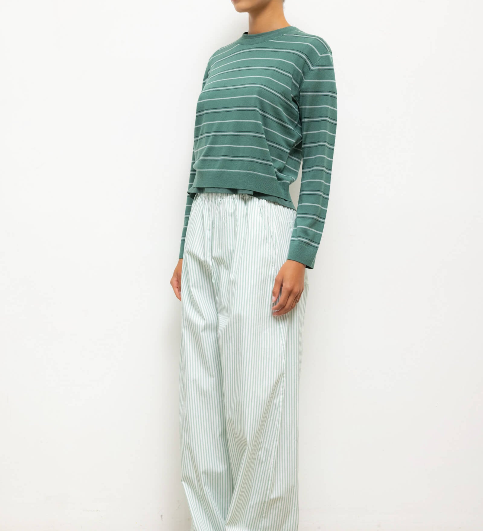 Leset - James Stripe Classic Crew