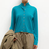 Leset - James Mock Neck Cardigan