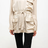 Leset - Pre - Order: Kim Drawstring Jacket