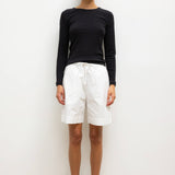Leset - Pointelle Slim Fit Long Sleeve