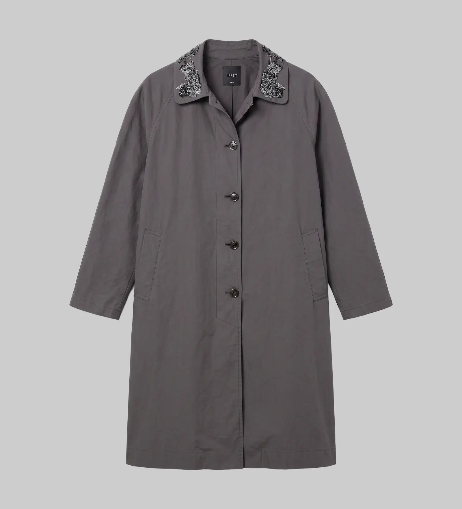 Leset - Pre - Order: Kyoto Embroidered Car Coat