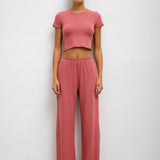 Leset - Lauren Crop Slim Fit Tee