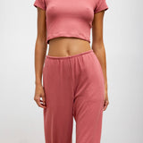 Leset - Lauren Crop Slim Fit Tee