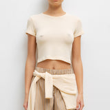Leset - Lauren Crop Slim Fit Tee