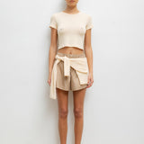 Leset - Lauren Crop Slim Fit Tee