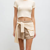 Leset - Lauren Crop Slim Fit Tee