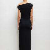 Leset - Lauren Ruched Asymmetrical Shoulder Dress