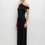 Leset - Lauren Ruched Asymmetrical Shoulder Top