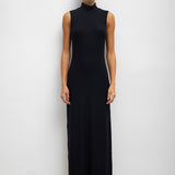 Leset - Lauren Sleeveless Turtleneck Maxi Dress