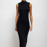 Leset - Lauren Sleeveless Turtleneck Maxi Dress