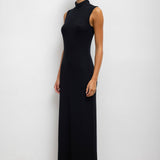 Leset - Lauren Sleeveless Turtleneck Maxi Dress