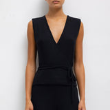 Leset - Lauren Sleeveless Wrap Top