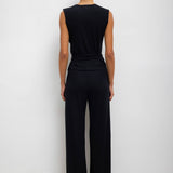 Leset - Lauren Sleeveless Wrap Top