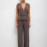 Leset - Lauren Sleeveless Wrap Top