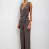 Leset - Lauren Sleeveless Wrap Top