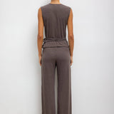 Leset - Lauren Sleeveless Wrap Top