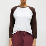 Leset - Pre - Order: The Margo Long Sleeve Baseball Tee