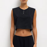 Leset - Pre-Order: Margo Sleeveless Henley