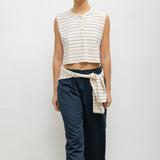 Leset - Margo Stripe Sleeveless Henley