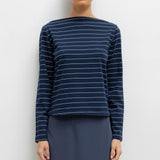 Leset - Margo Stripe Long Sleeve Boatneck