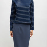 Leset - Margo Stripe Long Sleeve Boatneck