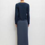 Leset - Margo Stripe Long Sleeve Boatneck