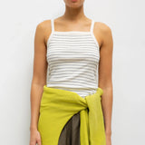 Leset - Nando Stripe Square Neck Tank