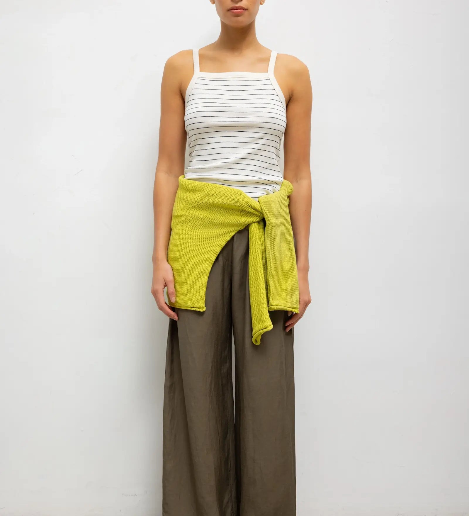 Leset - Nando Stripe Square Neck Tank
