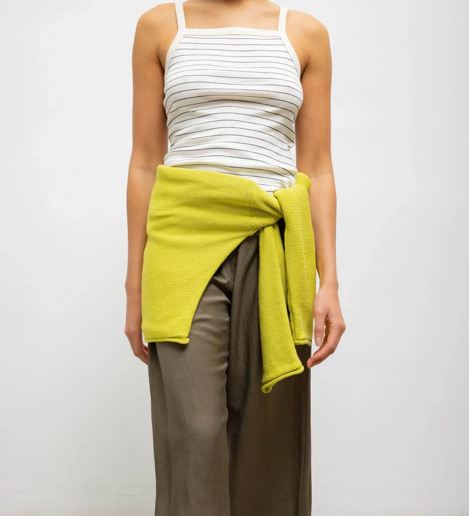 Leset - Nando Stripe Square Neck Tank