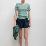 Leset - Pointelle Slim Fit Tee