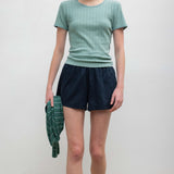 Leset - Pointelle Slim Fit Tee