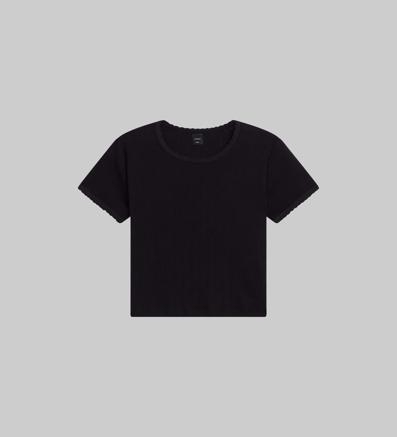 Leset - Pointelle Baby Tee