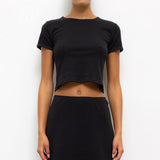 Leset - Pointelle Baby Tee