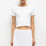 Leset - Pointelle Baby Tee