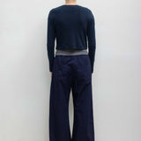 Leset - Pointelle Crop Cardigan