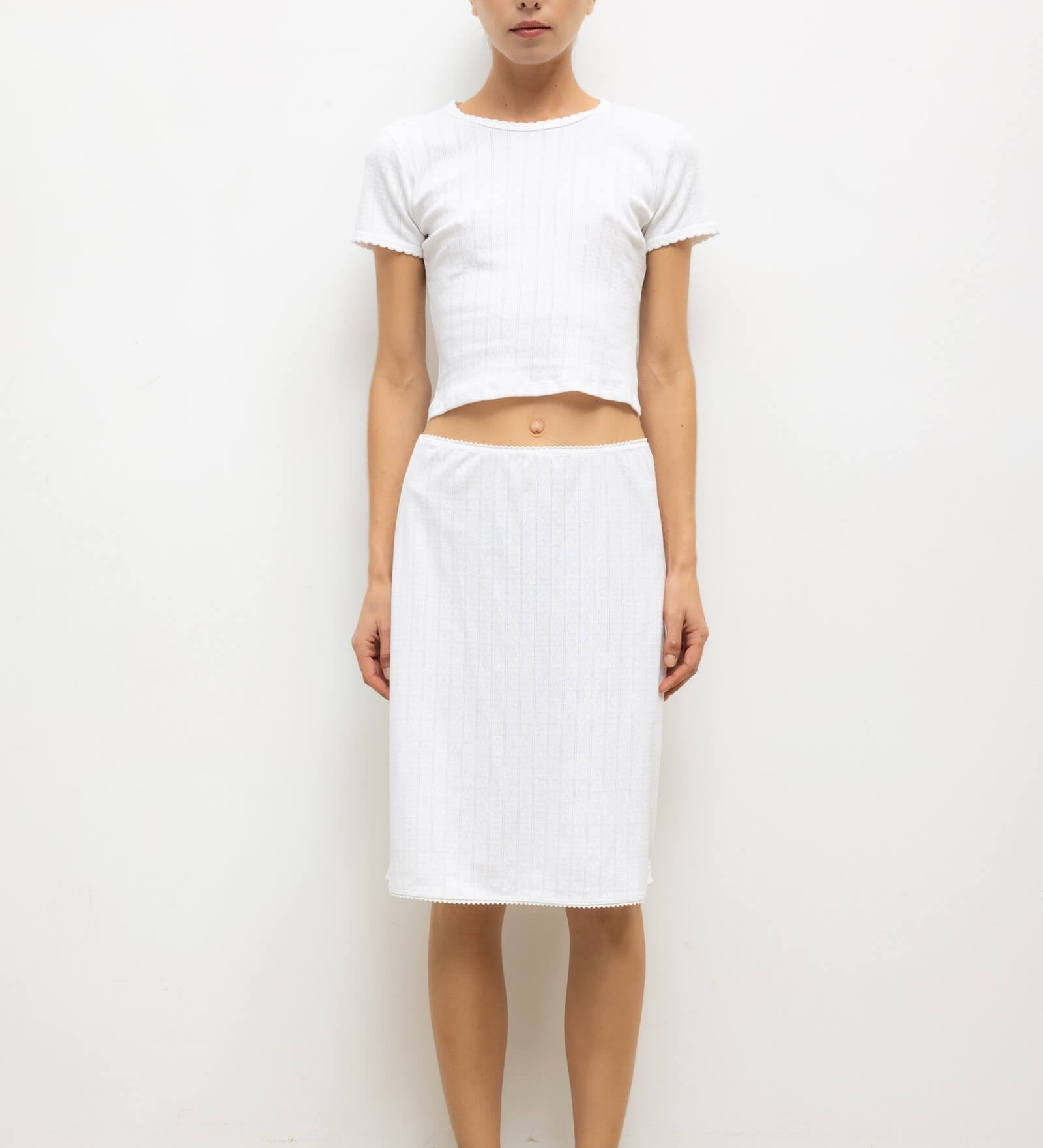 Leset - Pointelle Baby Tee