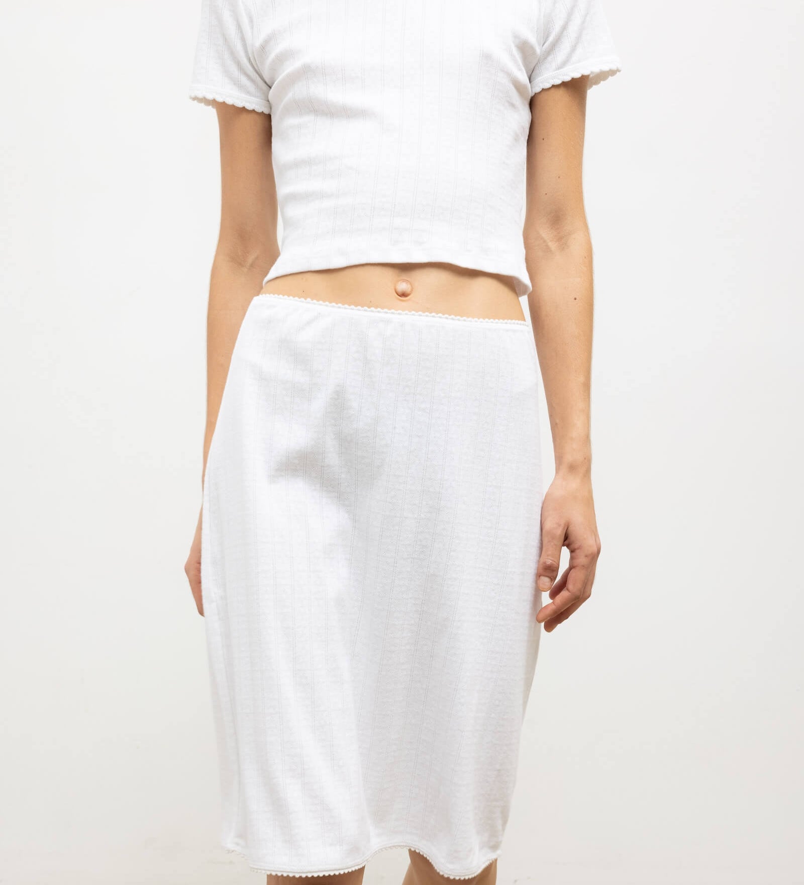 Leset - Pointelle Baby Tee