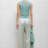 Leset - Pointelle Sleeveless Crew