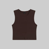 Leset - Pointelle Sleeveless Crew