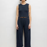 Leset - Pointelle Sleeveless Crew