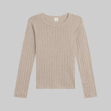 Leset - Pointelle Slim Fit Long Sleeve