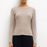 Leset - Pointelle Slim Fit Long Sleeve