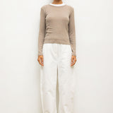 Leset - Pointelle Slim Fit Long Sleeve
