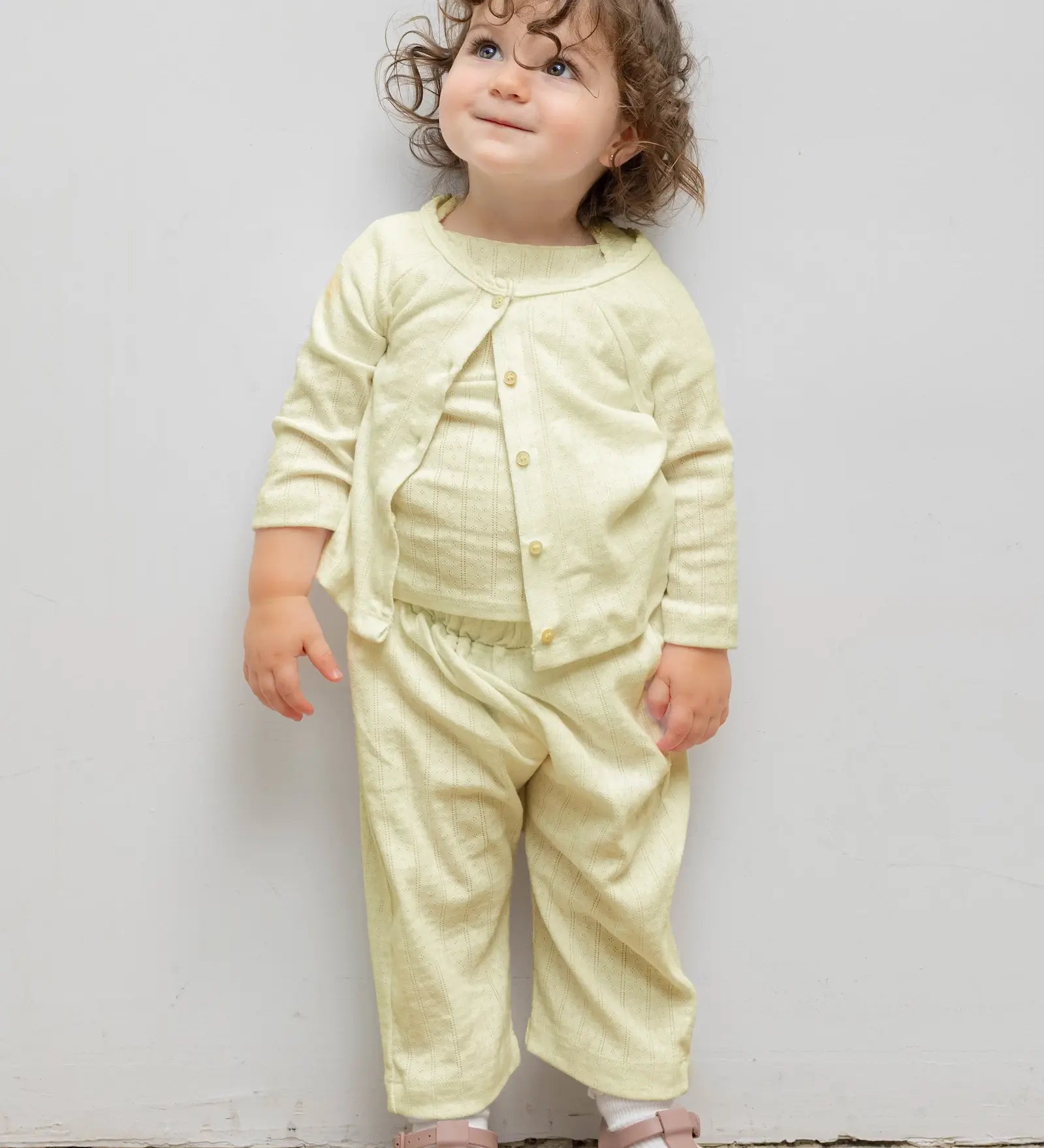 Leset - Pointelle Bebe Cardigan